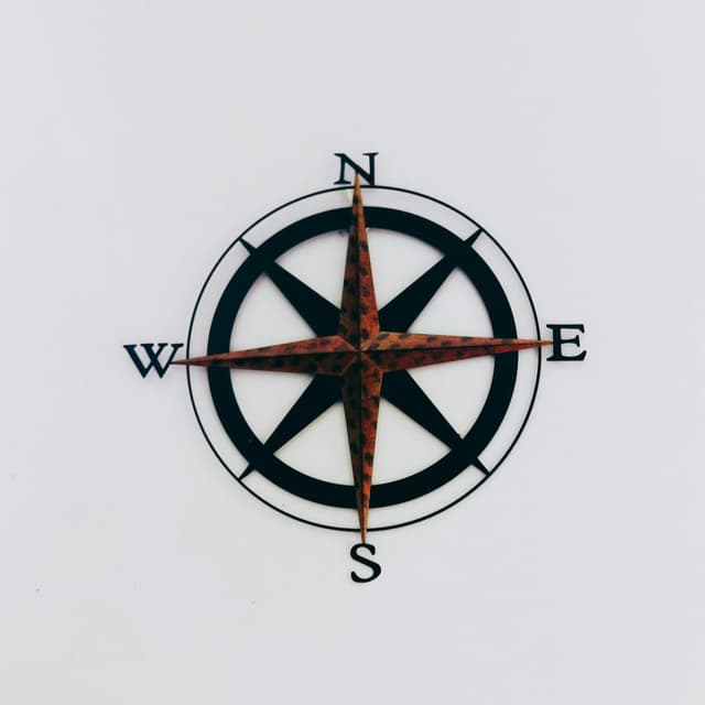 A compass image